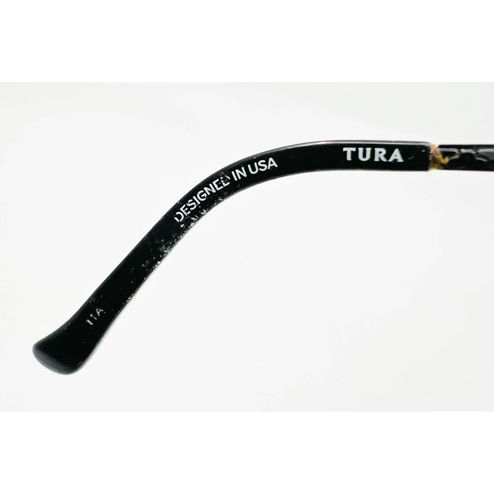 Tura Eyeglass Frames Womens Black R116 Filigree Temple 53-16-135